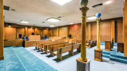 Affordable Sound Stages - Standing Courtroom Set